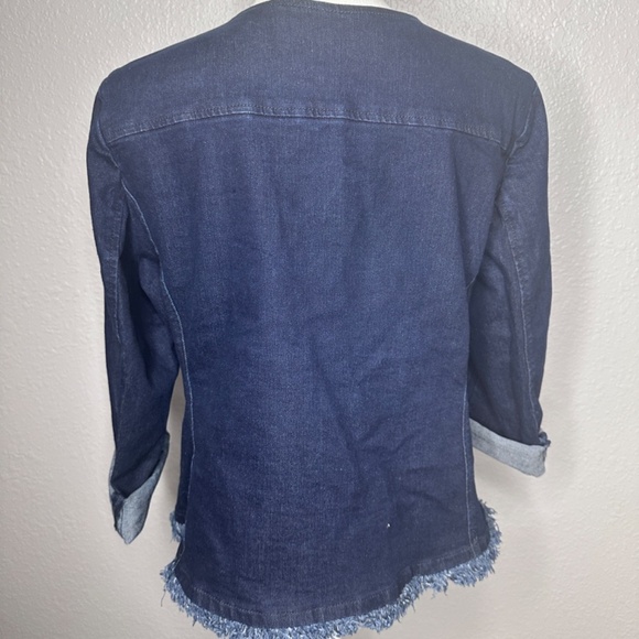 DG2 Diane Gilman denim Jacket - Picture 5 of 8